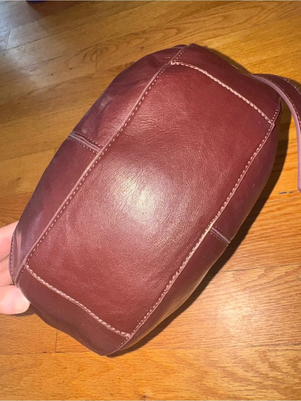 Zara oval hobo purse